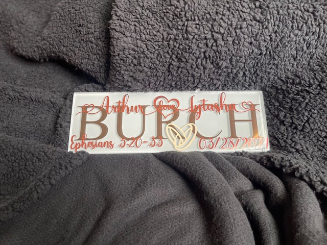 Custom Plaques--SAMPLE DESIGN OPTIONS--PLS EMAIL TO ORDER