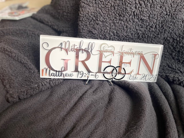 Custom Plaques--SAMPLE DESIGN OPTIONS--PLS EMAIL TO ORDER