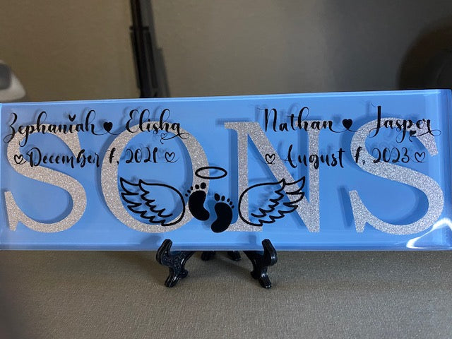 Custom Plaques--SAMPLE DESIGN OPTIONS--PLS EMAIL TO ORDER
