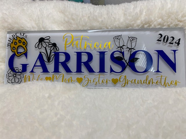 Custom Plaques--SAMPLE DESIGN OPTIONS--PLS EMAIL TO ORDER