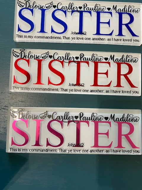 Custom Plaques--SAMPLE DESIGN OPTIONS--PLS EMAIL TO ORDER
