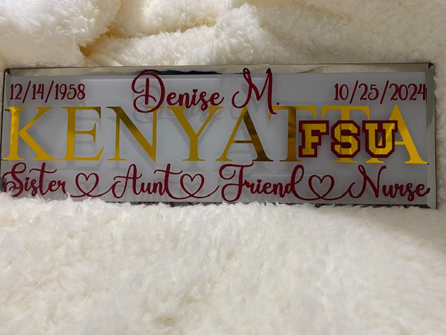 Custom Plaques--SAMPLE DESIGN OPTIONS--PLS EMAIL TO ORDER