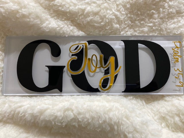 In God Glass Plaques