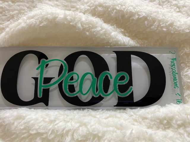 In God Glass Plaques