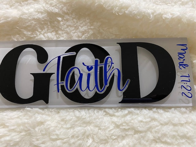 In God Glass Plaques
