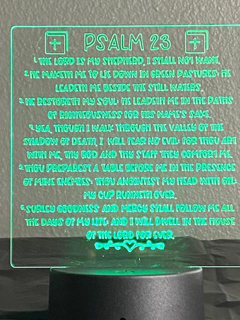 Acrylic/Bible LED