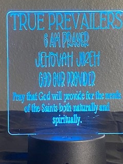 Acrylic/Bible LED