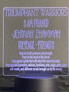 Acrylic/Bible LED