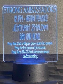 Acrylic/Bible LED